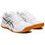 Asics Kids Upcourt 5 Indoor Court Shoes - White/Pure Silver - thumbnail image 2