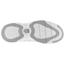 K-Swiss Womens Grancourt III Tennis Shoes - White/Silver - thumbnail image 2