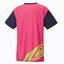 Yonex Mens Game Shirt - Dark Pink (12106EX) - thumbnail image 2