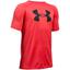 Under Armour Boys Tech T-Shirt - Red - thumbnail image 1
