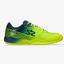 Salming Mens Viper 5 Indoor Court Shoes - Fluo Green/Navy - thumbnail image 1