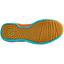 Salming Kids Adder Junior Indoor Court Shoes - Turquoise/Shock Orange - thumbnail image 2