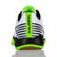 Salming Mens Viper 5 Indoor Court Shoes - White/Black/Green - thumbnail image 4