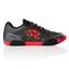 Salming Mens Hawk Indoor Court Shoes - Gun Metal/Lava Red - thumbnail image 1