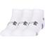 Under Armour Mens HeatGear Low Cut Crew Socks (3 Pairs) - White