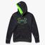 Under Armour Mens Storm Fleece Hoodie - Black/Green - thumbnail image 5