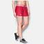 Under Armour Womens Play Up Shorts - Red - thumbnail image 1