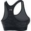 Under Armour Womens Armour Mid Printed Sports Bra - Black - thumbnail image 2