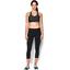 Under Armour Womens Armour Mid Printed Sports Bra - Black - thumbnail image 3