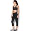 Under Armour Womens Armour Mid Printed Sports Bra - Black - thumbnail image 5