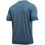 Under Armour Mens Fitted Striped Tee - Blackout Navy - thumbnail image 2