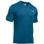 Under Armour Mens V-Neck Threadborne Tee - Blackout Navy - thumbnail image 1