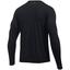 Under Armour Mens Fitted Long Sleeve Top - Black - thumbnail image 2