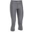 Under Armour Womens HeatGear Capri - Carbon Heather - thumbnail image 1