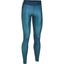 Under Armour Womens HeatGear Printed Leggings - Blackout Navy - thumbnail image 1