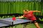 Butterfly National League Rollaway Indoor Table Tennis Table (25mm) - Blue - thumbnail image 4
