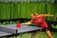 Butterfly National League Rollaway Indoor Table Tennis Table (25mm) - Green - thumbnail image 4