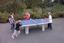 Butterfly Park Polymer Concrete Outdoor Table Tennis Table (45mm) - Blue - thumbnail image 2