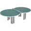 Butterfly Figure Eight Concrete 25mm Outdoor Table Tennis Table - Granite Green - thumbnail image 1