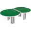 Butterfly Figure Eight Concrete 25mm Outdoor Table Tennis Table - Green - thumbnail image 1