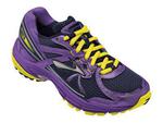 Brooks Girls Adrenaline GTS Running Shoes - Purple/Black/Yellow - thumbnail image 1