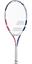 Babolat Drive 24 Inch Girls Tennis Racket - White/Coral - thumbnail image 1