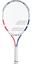 Babolat Drive 24 Inch Girls Tennis Racket - White/Coral - thumbnail image 2