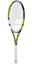 Babolat Aero 25 Inch Junior Tennis Racket - Grey/Lime - thumbnail image 2