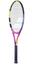 Babolat Nadal 26 Inch Junior Aluminium Tennis Racket (2024) - Pink/Yellow - thumbnail image 3