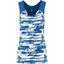 K-Swiss Womens Hypercourt Stripe Tank - Classic Blue - thumbnail image 1