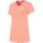 K-Swiss Womens Hypercourt V-Neck Tee - Peach - thumbnail image 1