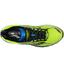 Saucony Mens Ride 6 Running Shoes - Citron/Red/Blue - thumbnail image 3