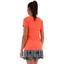 Lotto Womens Tech Tee - Orange/Fiery Coral - thumbnail image 2