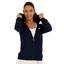 Lotto Womens Teams Sweat Full Zipped Hoodie - Navy - thumbnail image 1