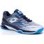 Lotto Mens Mirage 100 Tennis Shoes - All White/Diva Blue/Navy Blue - thumbnail image 2