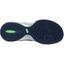 Lotto Mens Mirage 300 Tennis Shoes - Navy Blue/Green Apple Neon/Silver Metallic - thumbnail image 2