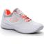 Lotto Womens Space 600 II All-Round Tennis Shoes - White/Metallic Silver/Coral - thumbnail image 1