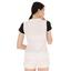 Lotto Womens Top IV 1 Tee - White/Black - thumbnail image 2