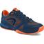 Head Mens Revolt Indoor Court Shoes - Blue/Neo Orange - thumbnail image 1