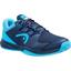 HEAD Mens Grid 3.5 Indoor Court Shoes - Dark Blue/Aqua - thumbnail image 1