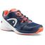 Head Womens Nzzzo Pro Clay Tennis Shoes - Navy/Coral - thumbnail image 1