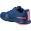 Head Womens Revolt Court Tennis Shoes - Blue/Coral