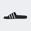 Adidas Mens Adilette Sliders - Black - thumbnail image 5
