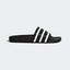 Adidas Mens Adilette Sliders - Black - thumbnail image 6