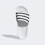 Adidas Mens Adilette Sliders - White - thumbnail image 2