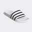 Adidas Mens Adilette Sliders - White - thumbnail image 4