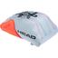 Head Radical Monstercombi 12 Racket Bag - Grey/Orange - thumbnail image 1