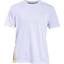 Babolat Boys Performance Crew Neck Tee - White/Dark Yellow - thumbnail image 1