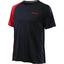 Babolat Boys Performance Crew Neck Tee - Black/Salsa Red - thumbnail image 2