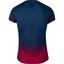 Babolat Girls Compete Cap Sleeve Top - Estate Blue/Vivacious Red - thumbnail image 2